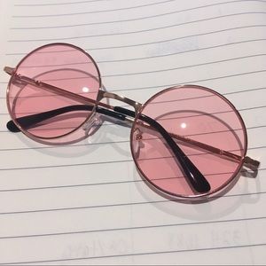 Pink sunglasses